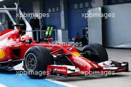 Kimi Raikkonen (FIN) Ferrari F14-T. 28.01.2014. Formula One Testing, Day One, Jerez, Spain.