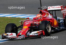 Kimi Raikkonen (FIN), Scuderia Ferrari  28.01.2014. Formula One Testing, Day One, Jerez, Spain.