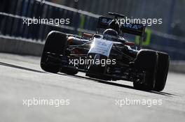 Sergio Perez (MEX) Sahara Force India F1 VJM07. 28.01.2014. Formula One Testing, Day One, Jerez, Spain.