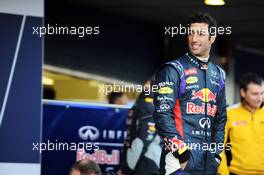 Daniel Ricciardo (AUS) Red Bull Racing at the unveiling of the Red Bull Racing RB10. 28.01.2014. Formula One Testing, Day One, Jerez, Spain.