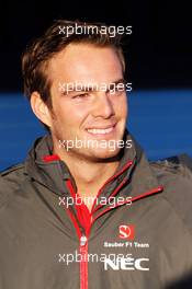 Giedo van der Garde (NLD) Sauber Reserve Driver. 28.01.2014. Formula One Testing, Day One, Jerez, Spain.
