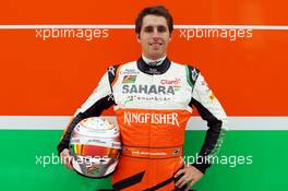Daniel Juncadella (ESP) Sahara Force India F1 Team Test and Reserve Driver. 28.01.2014. Formula One Testing, Day One, Jerez, Spain.