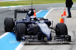 Valtteri Bottas (FIN) Williams FW36. 28.01.2014. Formula One Testing, Day One, Jerez, Spain.