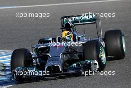 Lewis Hamilton (GBR), Mercedes AMG F1 Team  28.01.2014. Formula One Testing, Day One, Jerez, Spain.