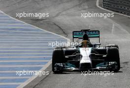 Lewis Hamilton (GBR), Mercedes AMG F1 Team  28.01.2014. Formula One Testing, Day One, Jerez, Spain.