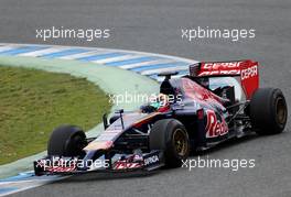 Jean-Eric Vergne (FRA), Scuderia Toro Rosso   28.01.2014. Formula One Testing, Day One, Jerez, Spain.