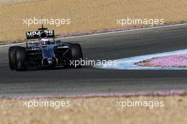 Jenson Button (GBR) McLaren MP4-29. 29.01.2014. Formula One Testing, Day Two, Jerez, Spain.