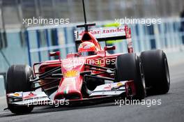 Kimi Raikkonen (FIN) Ferrari F14-T. 29.01.2014. Formula One Testing, Day Two, Jerez, Spain.