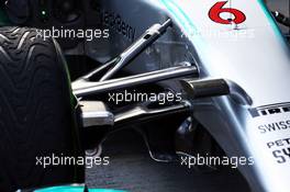 Mercedes AMG F1 W05 front suspension detail. 29.01.2014. Formula One Testing, Day Two, Jerez, Spain.