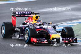 Sebastian Vettel (GER), Red Bull Racing  29.01.2014. Formula One Testing, Day Two, Jerez, Spain.