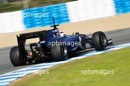 Valtteri Bottas (FIN) Williams FW36. 29.01.2014. Formula One Testing, Day Two, Jerez, Spain.