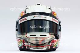The helmet of Daniel Juncadella (ESP) Sahara Force India F1 Team Test and Reserve Driver. 29.01.2014. Formula One Testing, Day Two, Jerez, Spain.