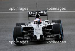 Jenson Button (GBR), McLaren F1 Team  29.01.2014. Formula One Testing, Day Two, Jerez, Spain.