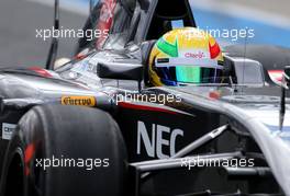 Esteban Gutierrez (MEX), Sauber F1 Team  29.01.2014. Formula One Testing, Day Two, Jerez, Spain.