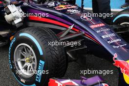 Red Bull Racing RB10 front suspension. 29.01.2014. Formula One Testing, Day Two, Jerez, Spain.