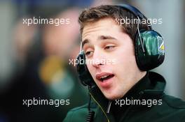 Robin Frijns (NLD) Caterham Test and Reserve Driver. 29.01.2014. Formula One Testing, Day Two, Jerez, Spain.