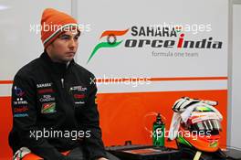 Sergio Perez (MEX) Sahara Force India F1. 29.01.2014. Formula One Testing, Day Two, Jerez, Spain.