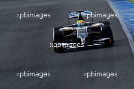 Esteban Gutierrez (MEX) Sauber C33. 29.01.2014. Formula One Testing, Day Two, Jerez, Spain.