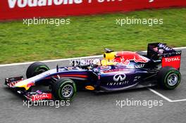 Sebastian Vettel (GER) Red Bull Racing RB10. 29.01.2014. Formula One Testing, Day Two, Jerez, Spain.