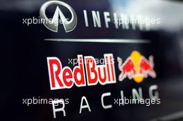 Red Bull Racing logo. 29.01.2014. Formula One Testing, Day Two, Jerez, Spain.