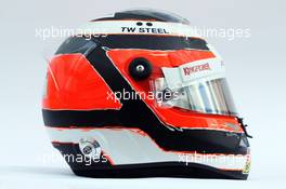The helmet of Nico Hulkenberg (GER) Sahara Force India F1. 29.01.2014. Formula One Testing, Day Two, Jerez, Spain.