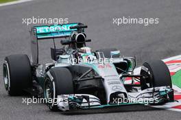 Lewis Hamilton (GBR) Mercedes AMG F1 W05. 03.10.2014. Formula 1 World Championship, Rd 15, Japanese Grand Prix, Suzuka, Japan, Practice Day.