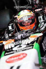 Sergio Perez (MEX) Sahara Force India F1 VJM07. 03.10.2014. Formula 1 World Championship, Rd 15, Japanese Grand Prix, Suzuka, Japan, Practice Day.