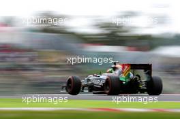 Sergio Perez (MEX) Sahara Force India F1 VJM07. 03.10.2014. Formula 1 World Championship, Rd 15, Japanese Grand Prix, Suzuka, Japan, Practice Day.