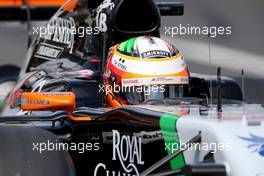 Sergio Perez (MEX), Sahara Force India  03.10.2014. Formula 1 World Championship, Rd 15, Japanese Grand Prix, Suzuka, Japan, Practice Day.