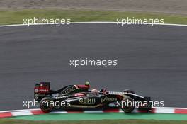 Pastor Maldonado (VEN) Lotus F1 E21. 03.10.2014. Formula 1 World Championship, Rd 15, Japanese Grand Prix, Suzuka, Japan, Practice Day.