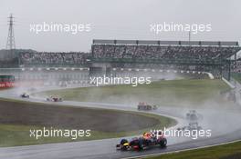 Daniel Ricciardo (AUS) Red Bull Racing RB10. 05.10.2014. Formula 1 World Championship, Rd 15, Japanese Grand Prix, Suzuka, Japan, Race Day.