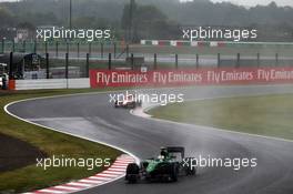 Marcus Ericsson (SWE) Caterham CT05. 05.10.2014. Formula 1 World Championship, Rd 15, Japanese Grand Prix, Suzuka, Japan, Race Day.