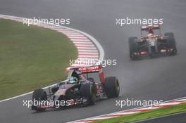 Jean-Eric Vergne (FRA) Scuderia Toro Rosso STR9. 05.10.2014. Formula 1 World Championship, Rd 15, Japanese Grand Prix, Suzuka, Japan, Race Day.