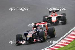 Daniil Kvyat (RUS) Scuderia Toro Rosso STR9. 05.10.2014. Formula 1 World Championship, Rd 15, Japanese Grand Prix, Suzuka, Japan, Race Day.