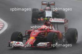 Kimi Raikkonen (FIN) Ferrari F14-T. 05.10.2014. Formula 1 World Championship, Rd 15, Japanese Grand Prix, Suzuka, Japan, Race Day.