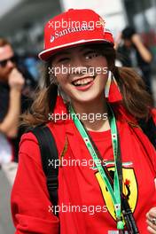 A Kimi Raikkonen (FIN) Ferrari fan. 04.10.2014. Formula 1 World Championship, Rd 15, Japanese Grand Prix, Suzuka, Japan, Qualifying Day.
