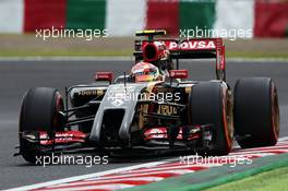 Pastor Maldonado (VEN) Lotus F1 E21. 04.10.2014. Formula 1 World Championship, Rd 15, Japanese Grand Prix, Suzuka, Japan, Qualifying Day.