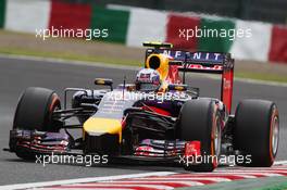 Daniel Ricciardo (AUS) Red Bull Racing RB10. 04.10.2014. Formula 1 World Championship, Rd 15, Japanese Grand Prix, Suzuka, Japan, Qualifying Day.