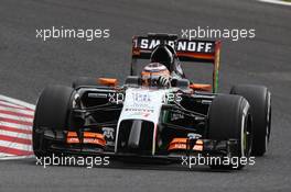 Nico Hulkenberg (GER) Sahara Force India F1 VJM07. 04.10.2014. Formula 1 World Championship, Rd 15, Japanese Grand Prix, Suzuka, Japan, Qualifying Day.