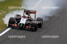 Sergio Perez (MEX), Sahara Force India  04.10.2014. Formula 1 World Championship, Rd 15, Japanese Grand Prix, Suzuka, Japan, Qualifying Day.