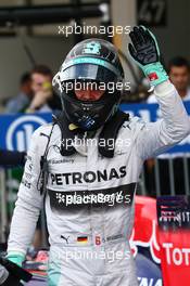 Pole for Nico Rosberg (GER) Mercedes AMG F1 W05. 04.10.2014. Formula 1 World Championship, Rd 15, Japanese Grand Prix, Suzuka, Japan, Qualifying Day.
