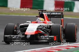Jules Bianchi (FRA) Marussia F1 Team MR03. 04.10.2014. Formula 1 World Championship, Rd 15, Japanese Grand Prix, Suzuka, Japan, Qualifying Day.