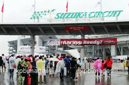Fans and atmosphere. 05.10.2014. Formula 1 World Championship, Rd 15, Japanese Grand Prix, Suzuka, Japan, Race Day.