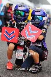 Young Red Bull Racing fans. 02.10.2014. Formula 1 World Championship, Rd 15, Japanese Grand Prix, Suzuka, Japan, Preparation Day.