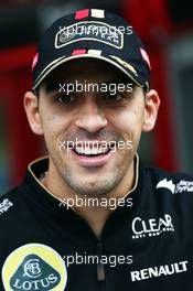 Pastor Maldonado (VEN) Lotus F1 Team. 02.10.2014. Formula 1 World Championship, Rd 15, Japanese Grand Prix, Suzuka, Japan, Preparation Day.