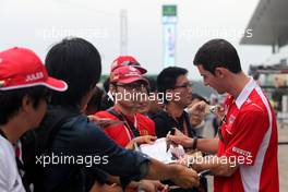 Alexander Rossi (USA), Marussia F1 Team  02.10.2014. Formula 1 World Championship, Rd 15, Japanese Grand Prix, Suzuka, Japan, Preparation Day.