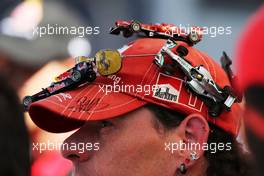 A fan with cars on his cap. 23.05.2014. Formula 1 World Championship, Rd 6, Monaco Grand Prix, Monte Carlo, Monaco, Friday.