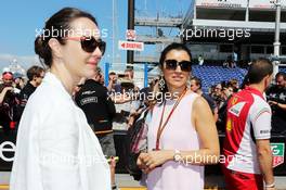 Fabiana Flosi (BRA) (Right), wife of Bernie Ecclestone (GBR). 23.05.2014. Formula 1 World Championship, Rd 6, Monaco Grand Prix, Monte Carlo, Monaco, Friday.