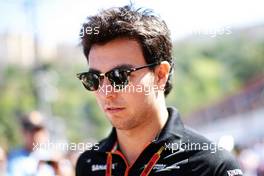 Sergio Perez (MEX) Sahara Force India F1. 23.05.2014. Formula 1 World Championship, Rd 6, Monaco Grand Prix, Monte Carlo, Monaco, Friday.