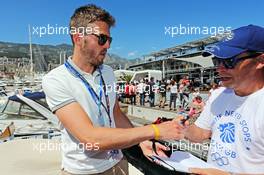 Michael Carrick (GBR) Football Player. 23.05.2014. Formula 1 World Championship, Rd 6, Monaco Grand Prix, Monte Carlo, Monaco, Friday.